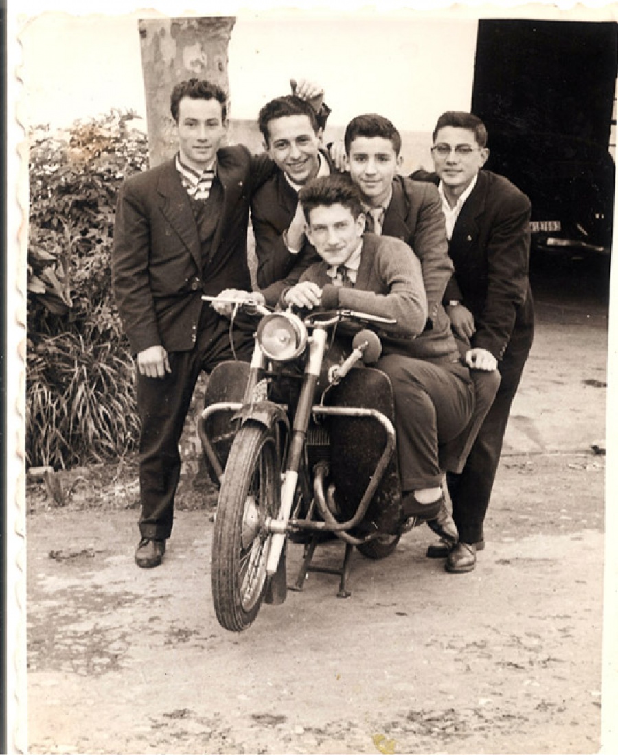 1956 - En moto